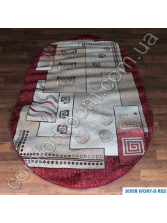 Килим Super Elmas 3055B red ov